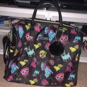 Pug Betsey Johnson Travel Bag. Never Used